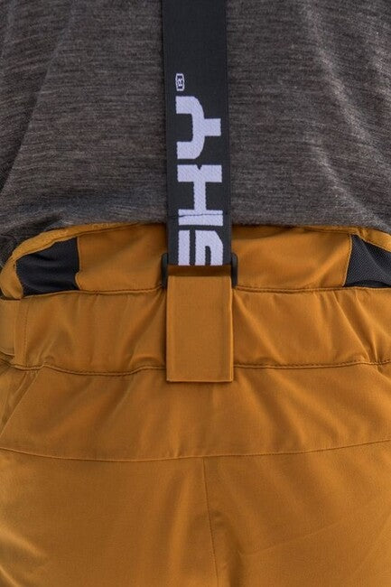 Husky Mitaly pantaloni da sci da uomo, senape