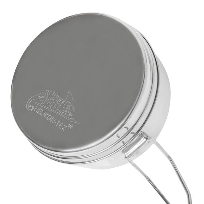 Helikon-Tex 3-Compartment Lunch Box - Stainless Steel