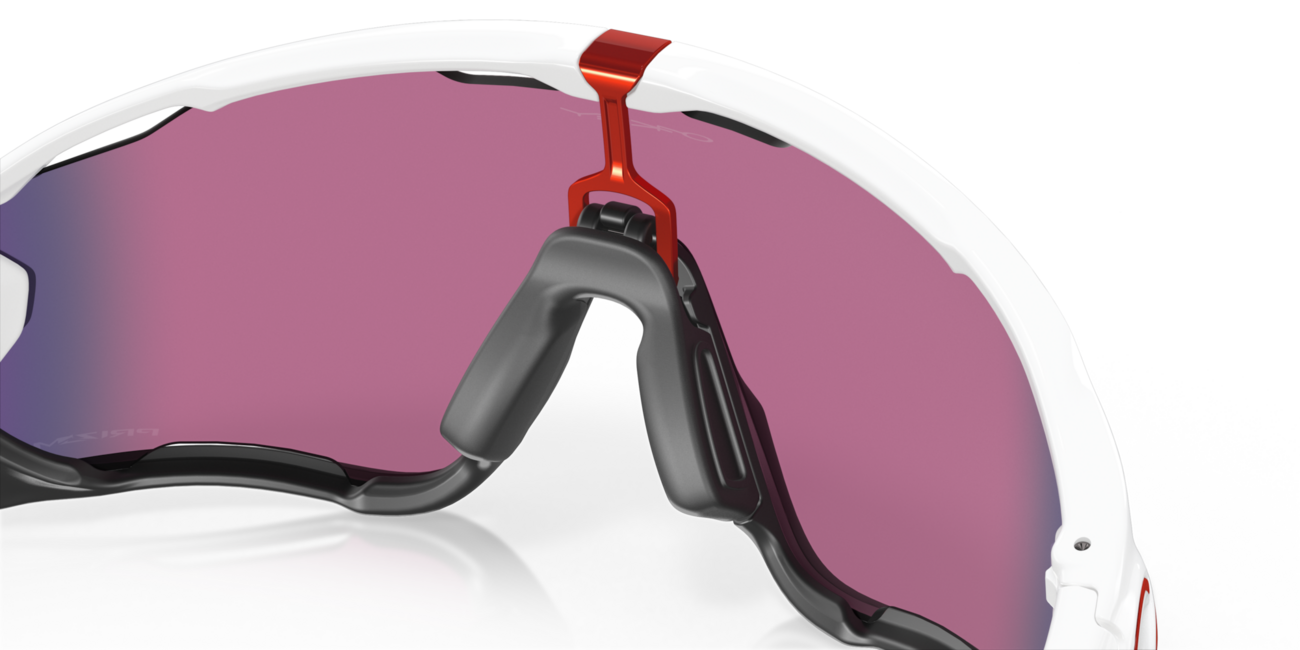 Oakley JAWBREAKER Γυαλιά Ηλίου με Σκελετό Polished White και Φακούς Prizm Road
