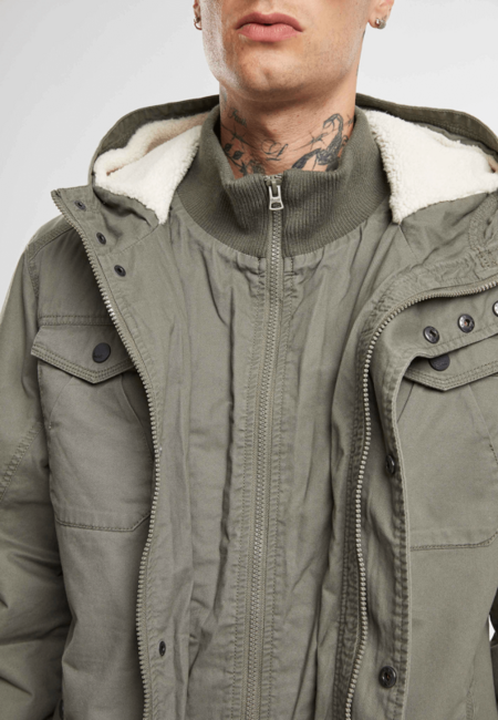 Brandit Meadow Jacket giacca invernale da uomo, oliva