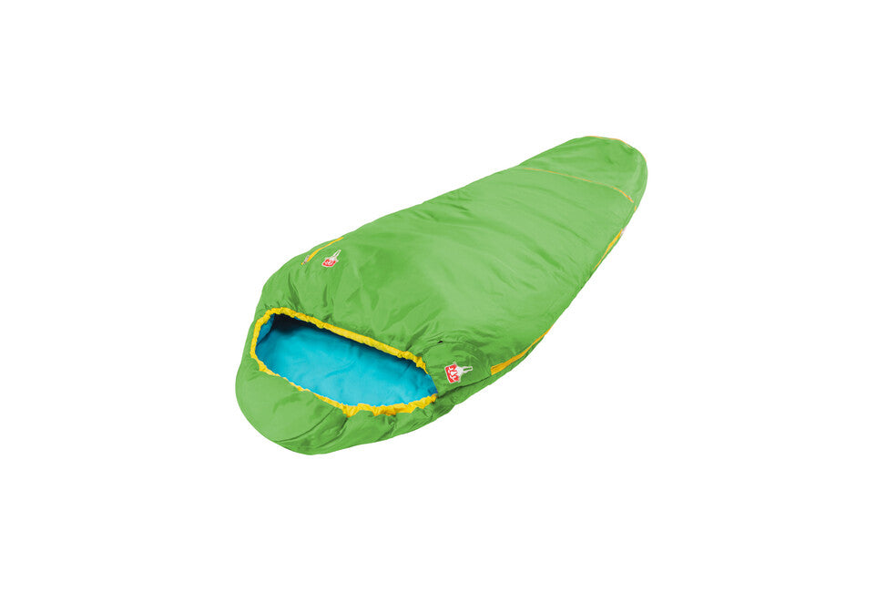 Grüezi-Bag Kids sacco a pelo colorato Grueezi Kids, gecko verde