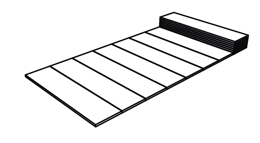 Pinguino Fold Alu, argento