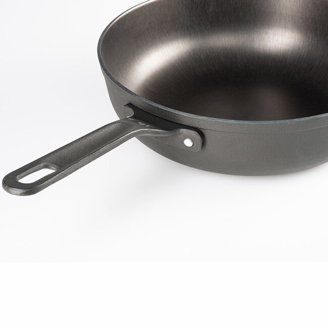 GSI Outdoors Guidecast padella profonda in ghisa con coperchio per friggere 254 mm