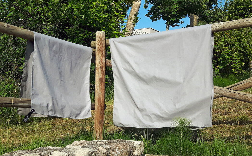 BasicNature Velour asciugamano in velluto 60 x 120 cm grafite
