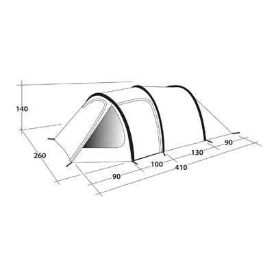 Outwell Earth Tent 4 Person Blue-Green