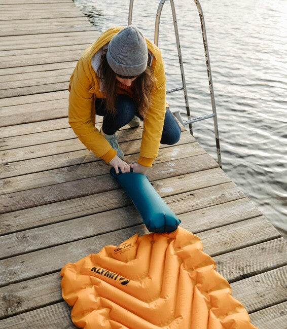 Klymit Static V Lite materasso per auto, arancio mango