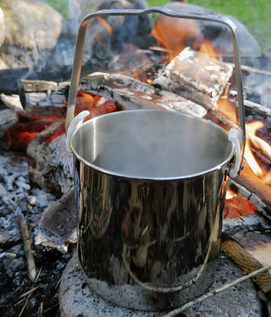 BasicNature Billy Can pentola in acciaio inox 2 l