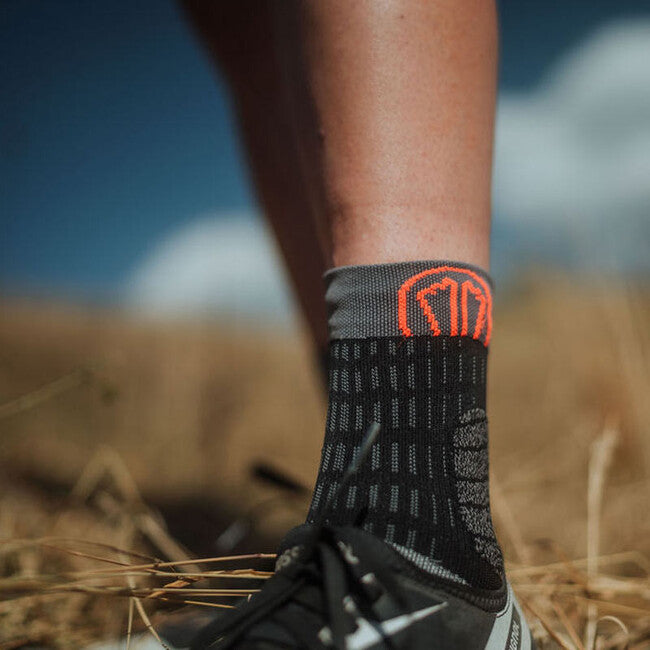 Sidas T-Free Trail calzini, nero/grigio