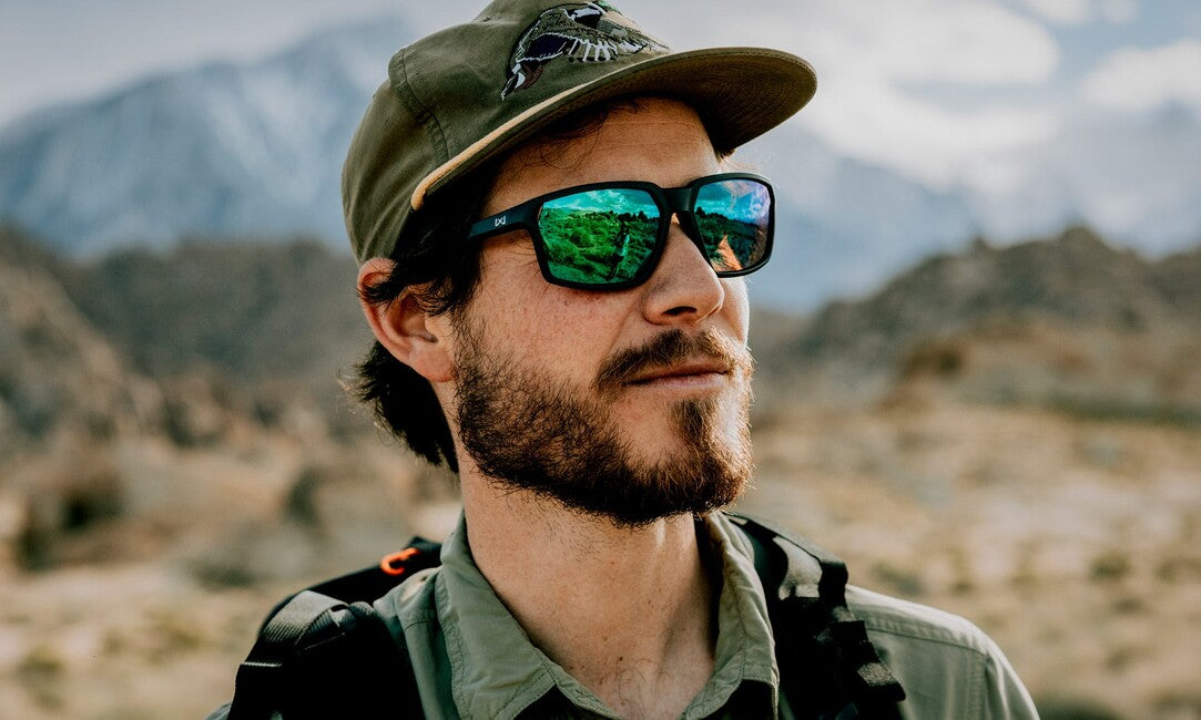 Wiley X Sierra Sunglasses, Captivate Polarized Green Mirror, Matte Graphite