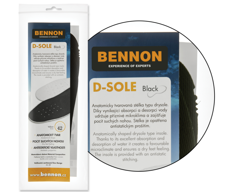 BENNON D-SOLE inserti anatomici per scarpe