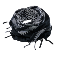 Brandit Shemag sciarpa, bianco e nero