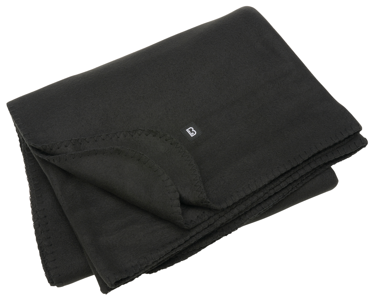 Brandit fleecová deka 135 x 175 cm, čierna