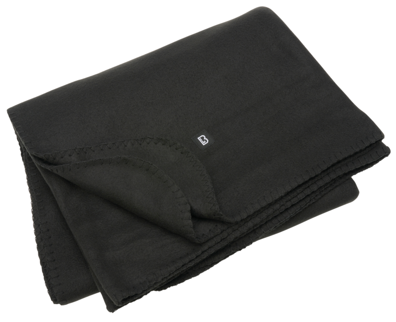 Brandit Coperta in pile 135 x 175 cm, nero