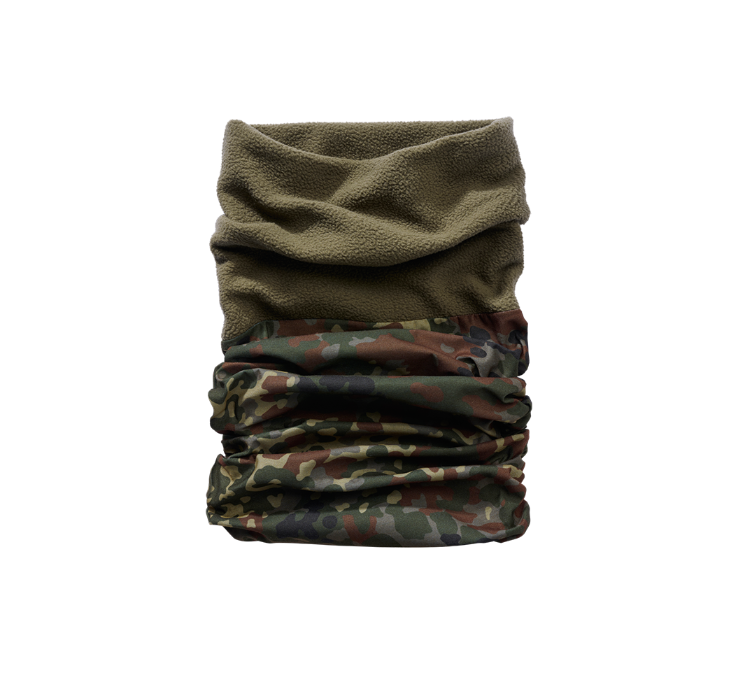 Brandit flísový multifunkčný nákrčník, flecktarn