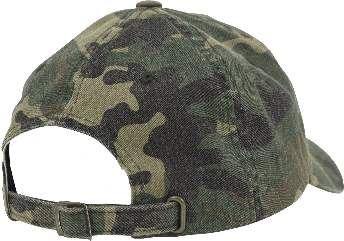 Brandit Low Profile Camo šiltovka s vypraným efektom, woodland
