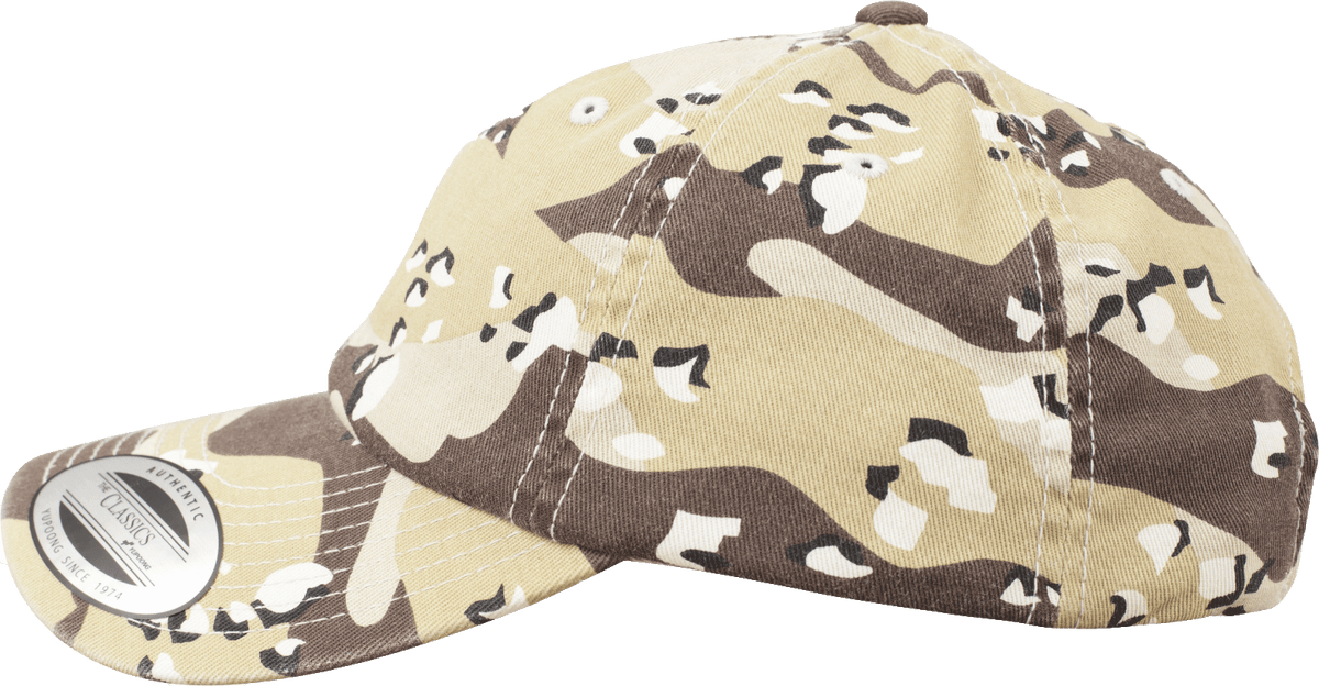 Brandit Low Profile Camo šiltovka s vypraným efektom, 6-color desert