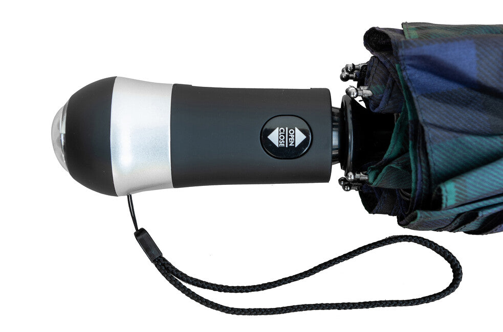 Origin Outdoors LED-Trek ombrello compatto LED, blu-verde
