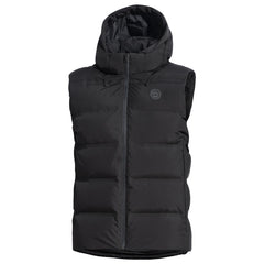 Pentagon Omega gilet trapuntato, nero