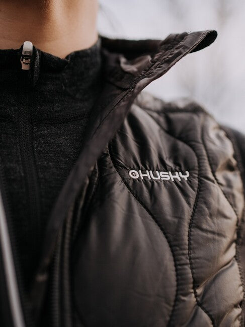 Husky Nimesie gilet, nero