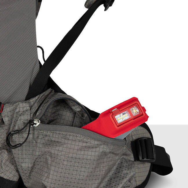 Osprey Eja Pro 55 zaino da trekking, dale grey/poinsettia red