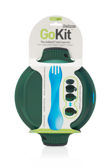 Humangear GoKit lunchbox, verde carbone deluxe