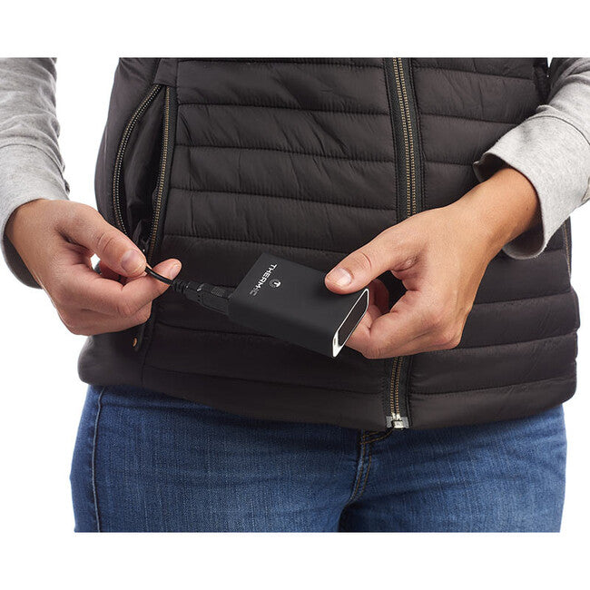 Therm-ic Gilet riscaldato da donna, nero