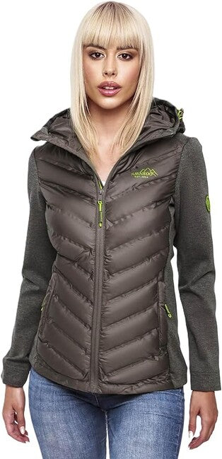 Navahoo NIMM MICH MIT giacca outdoor da donna, cioccolato scuro