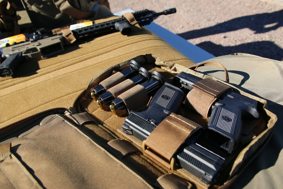 Helikon-Tex Borsa per 2 pistole - Cordura , marrone coyote