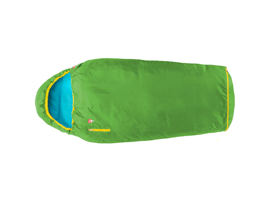 Grüezi-Bag Kids sacco a pelo colorato Grueezi Kids, gecko verde