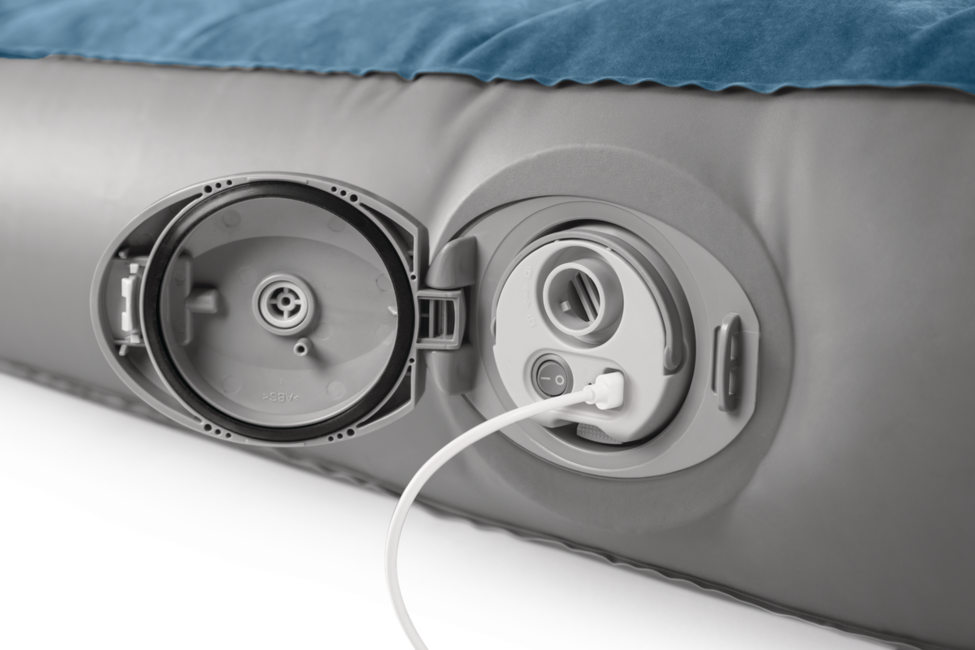 Intex Inflatable Bed Twin Prestige Downy with Rechargeable Pump
