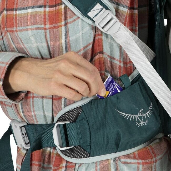 Osprey Poco Lt marsupio da trekking, verde acqua intenso