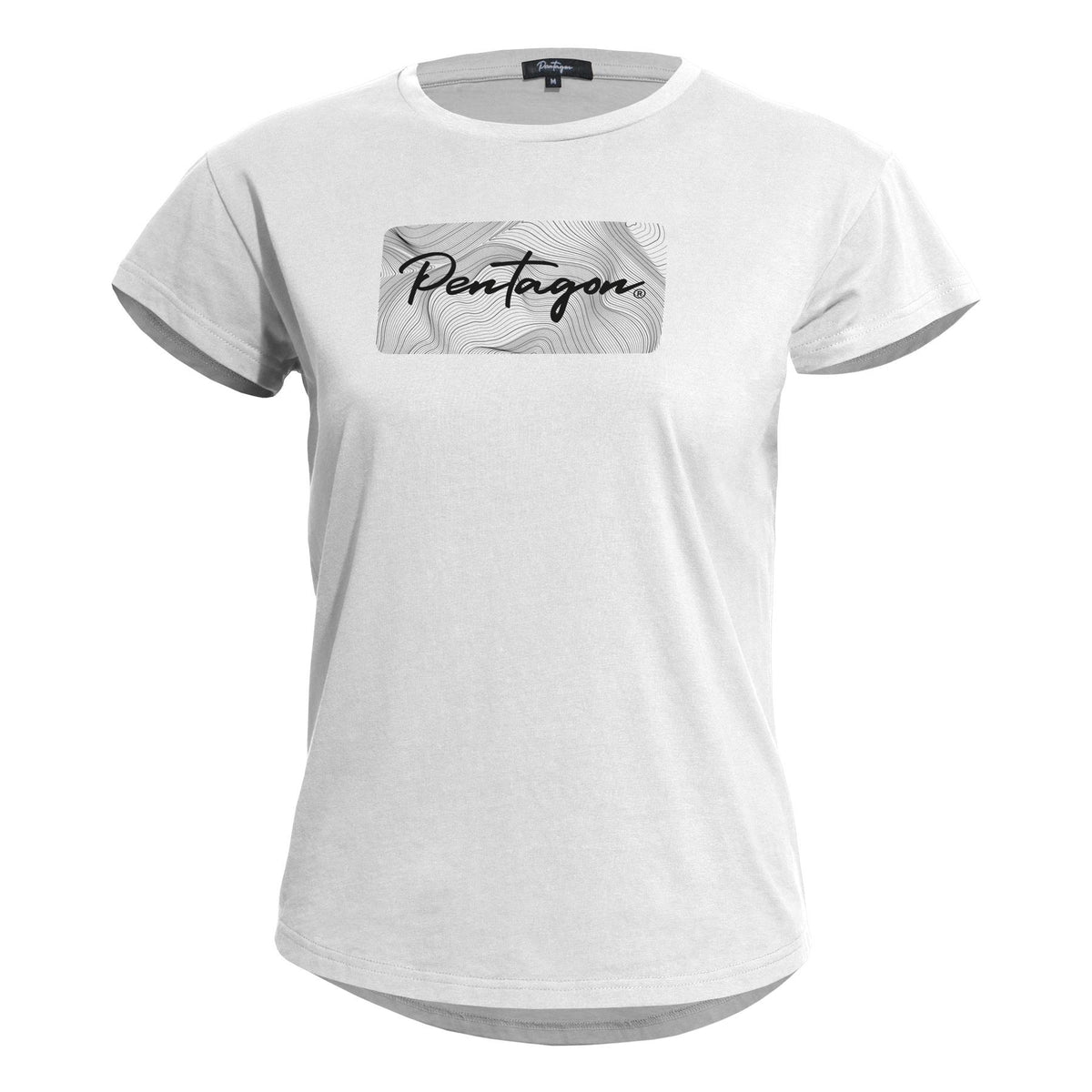 Pentagon Whisper Contour t-shirt a maniche corte da donna, bianco