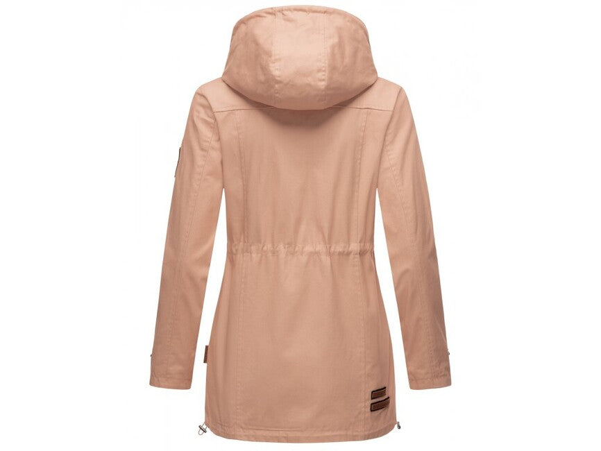 Marikoo Nyokoo giacca transitoria da donna con cappuccio, rosa chiaro