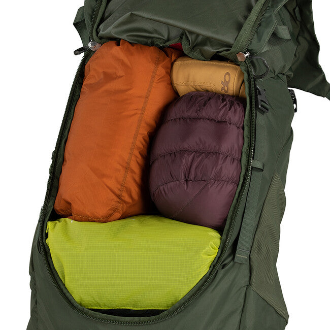 Osprey Kestrel 58 zaino, bonsai green