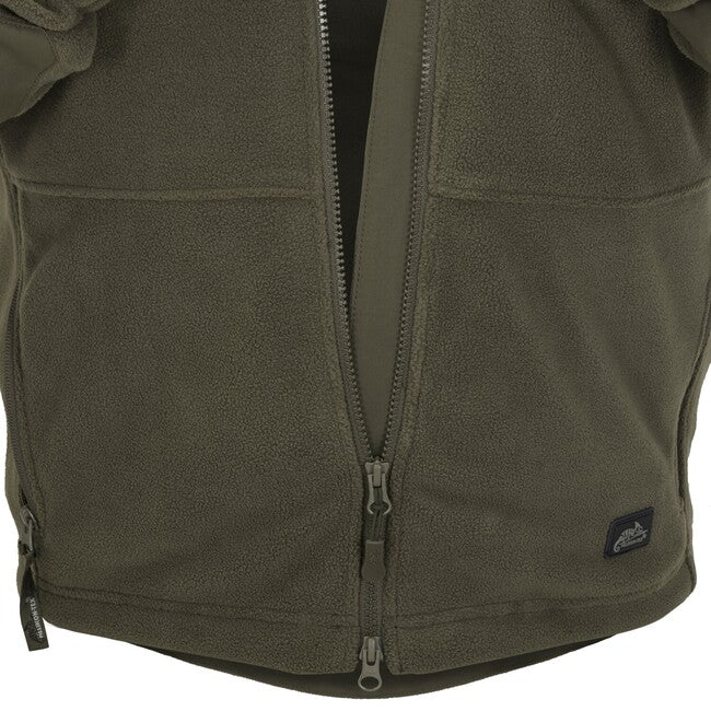 Helikon-Tex Cumulus felpa con cappuccio - pile pesante, verde taiga