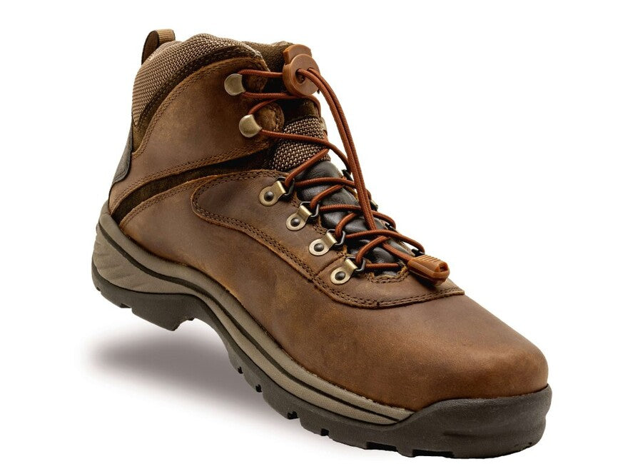Lock Laces lacci per scarpe da trekking, marrone scuro