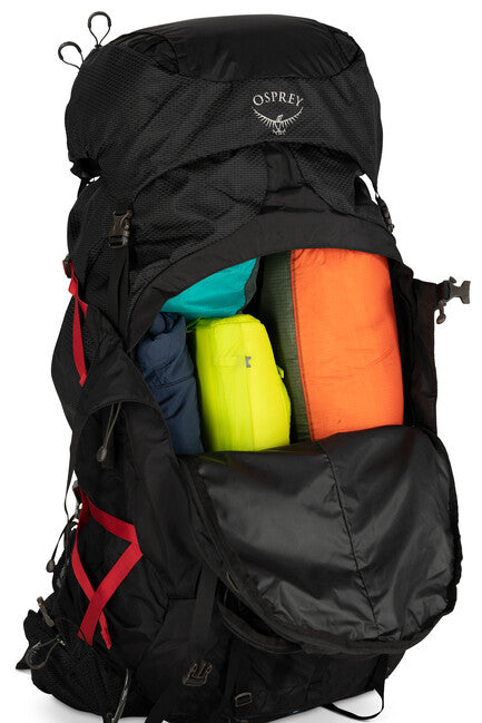 Osprey Aether Plus 100 Backpack, Black