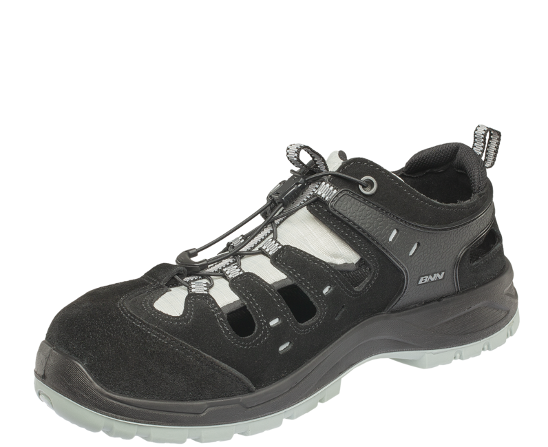 BENNON Bombis Lite sandali da lavoro S1P ESD NM, grigio
