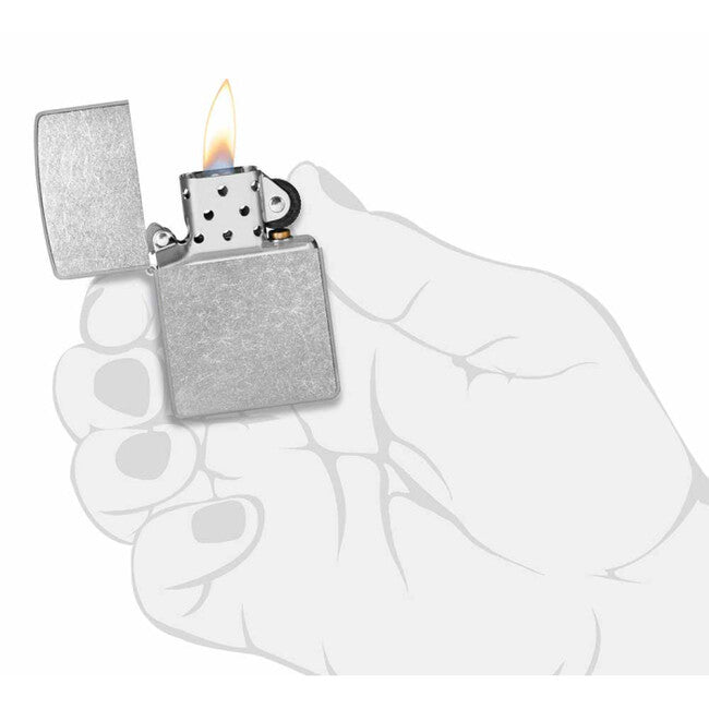 Zippo street chrome accendino a benzina