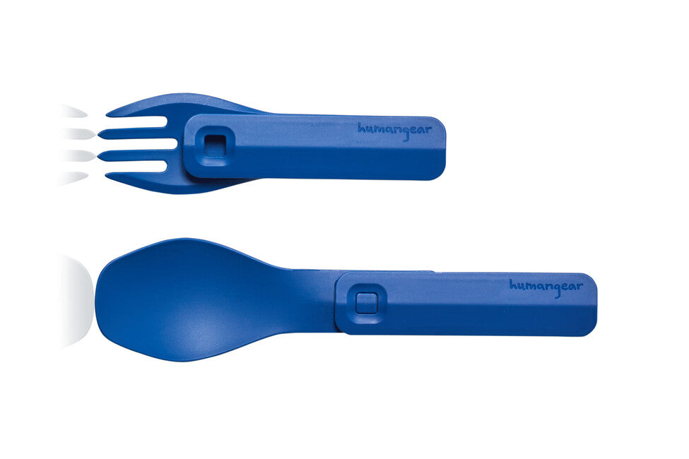 Humangear GoBites CLICK posate, blu