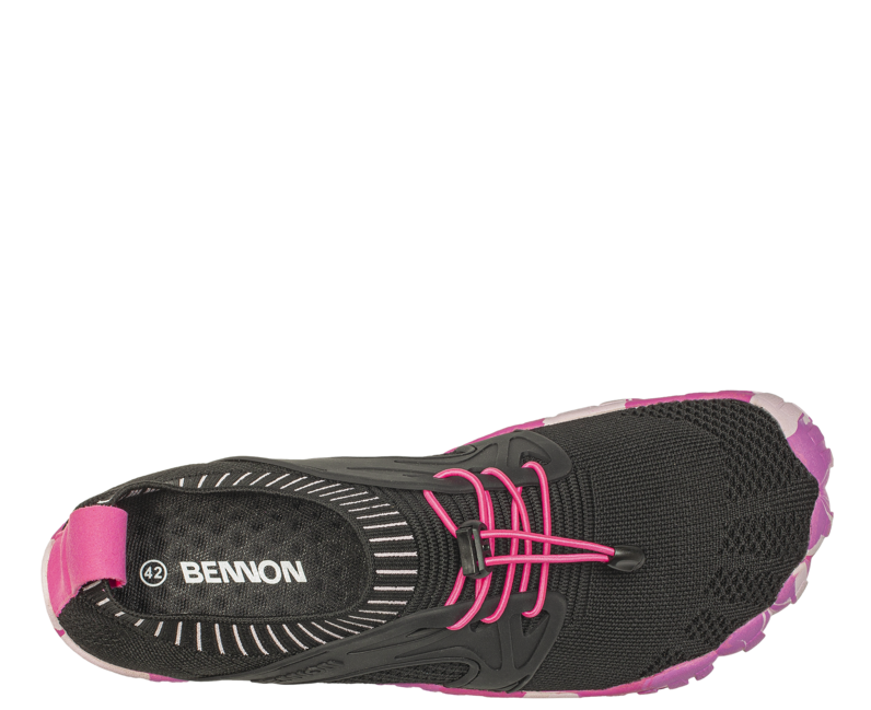 BENNON Bosky scarpe a piedi nudi, nero/rosa