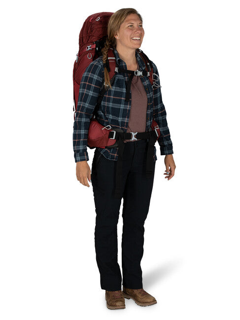 Osprey Aura Ag 65 zaino, berry sorbet red