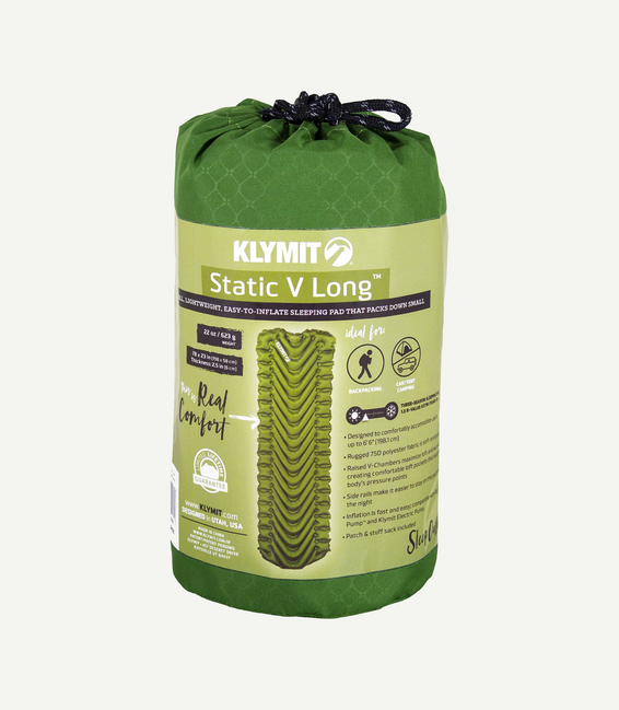 Klymit Statico V lungo, verde