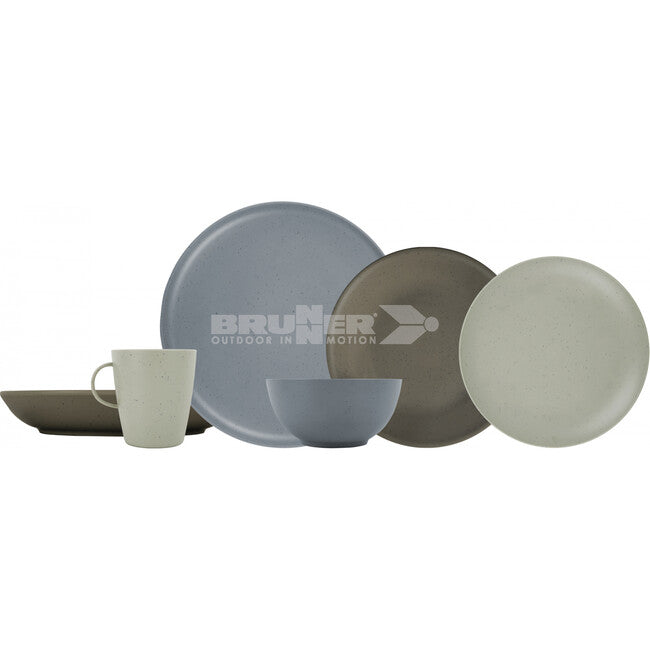 Brunner Set di utensili da campeggio, marrone