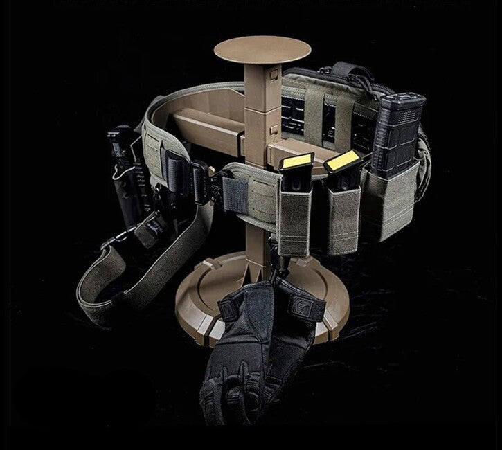 DRAGOWA Tactical Ocelot piedistallo regolabile per equipaggiamento, coyote