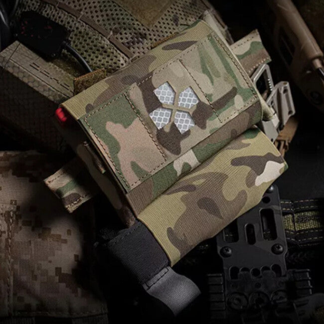 Leguon SaberMicro custodia micro trauma medico, nero camo