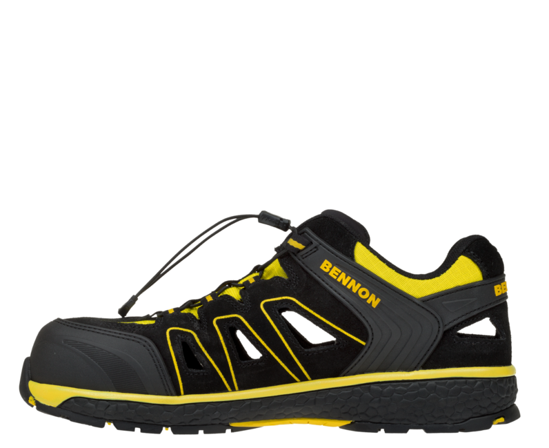 BENNON Bombis sandali da lavoro S1 ESD NM, giallo