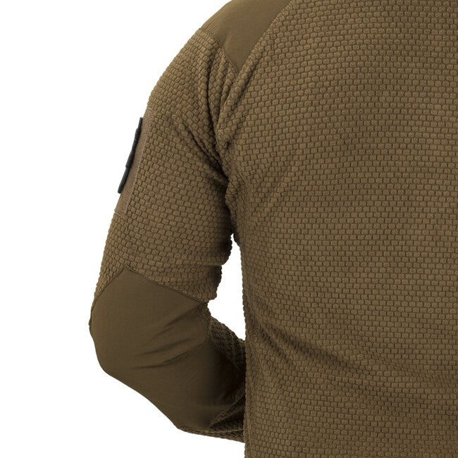 Helikon-Tex Alpha Hoodie - Pile a griglia - grigio ombra