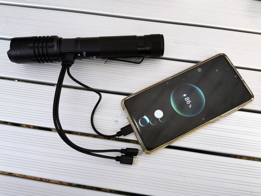 Origin Outdoors LED Φακός Powerbank 1000 Lumen