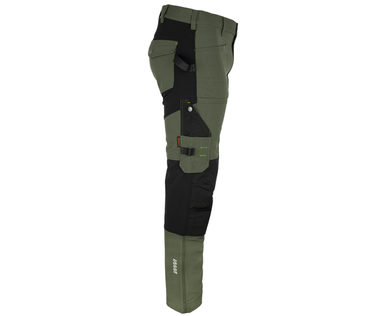 BENNON Erebos pantaloni da lavoro WP, verde/nero